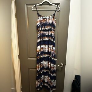 Gianni Bini sleeveless maxi dress with bow in back size Small